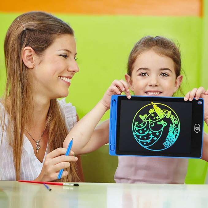 Zhehao 24 Pieces LCD Writing Tablet Doodle Board 8.5 Inch Colorful Reusable - Image 3