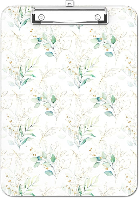 Luminzo Plastic Cute Clipboard Low-Profile Metal Clip, A4 Letter Size 9 x 12.5 by Unknown