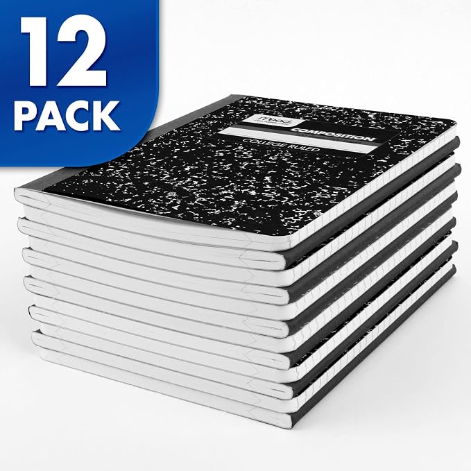 Mead Composition Notebook, 12 Pack, College Ruled Paper, 7-1/2" x 9-3/4" - Image 8