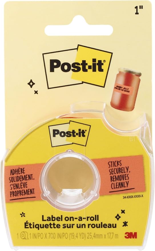 Post-it Vital Orange Label on-a-roll Tape by Unknown