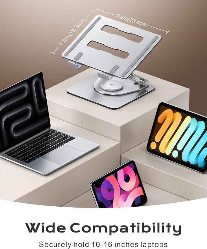 RIWUCT 360° Rotatable Laptop Stand - Image 7