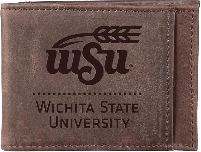 Team Sports America NCAA Wichita State University Front Pocket Slim Wallet by TeamSportsAmerica