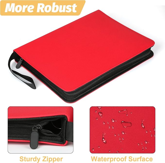 Trading Card Binder, Card Collection Binder Album Folder - Image 6