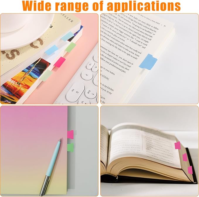30 Sheets/360 Pieces Sticky Index Tabs, Double Sided Book Page Markers Mark - Image 6