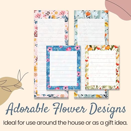 MATICAN Magnetic Notepads for Refrigerator, To-Do List, Scratch Pads, Floral - Image 7