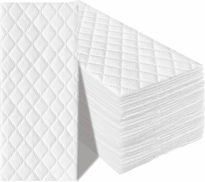 KMAKII Microfiber Dusting Cloths, Diamond Pattern, Disposable Cleaning Cloths for Floor, Furniture, Glass, Electronics, High Absorbency, Sheets, 8.7×11.8 inches (90)-DeskLoop Office