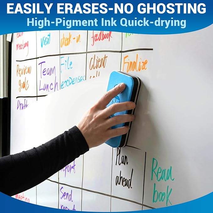 SFAIH Dry Erase Markers Chisel Tip - Image 4