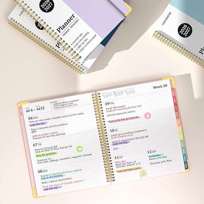 Forvencer Academic Planner 2026-2027, July 2026-June 2027 Weekly & Monthly - Image 8