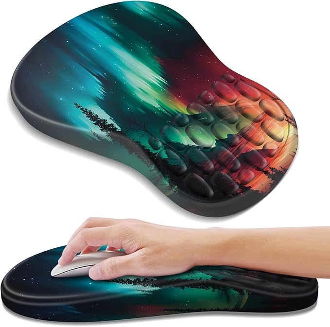 YIWEI Ergonomic Mouse Pad with Wrist Rest by Unknown