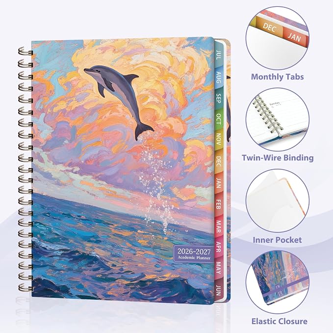 Planner 2026-2027, Weekly and Monthly Academic Year Calendar Planner, July 2026 - Image 4