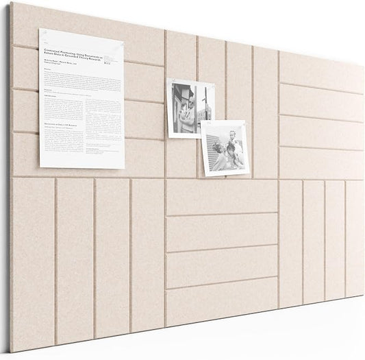 Bumusty Large Cork Board Alternative-36 x24 Felt Bulletin Board Tiles, by Bumusty