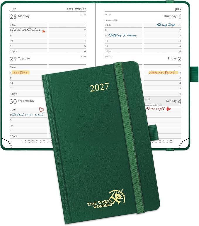 POPRUN Pocket Calendar 2027, Jan 2027 by POPRUN