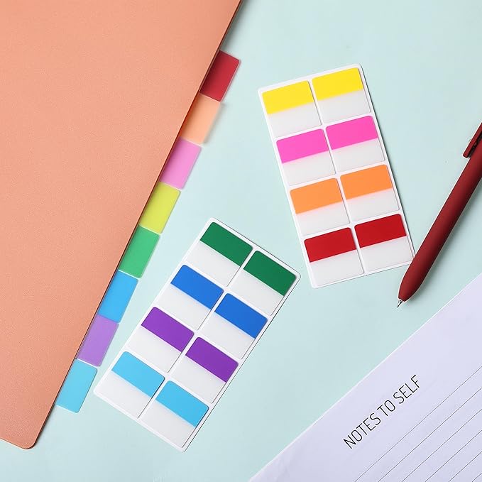 Mr. Pen- Sticky Index Tabs, 240 Pcs, Colorful Sticky Tabs for Notebooks, Page Markers, Page Tabs for Binders, Page Tabs Sticky Tabs for Books, Notebook Tabs, Book Sticky Tabs for Notebooks-DeskLoop Office