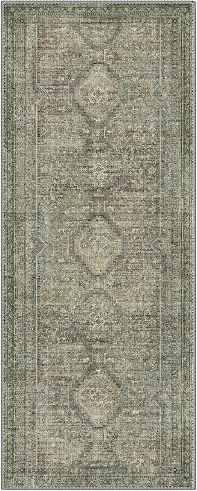 GENIMO Runner Rug 2x6 Non Slip Machine Washable Hallway Runner Rug, Low Pile - Image 4