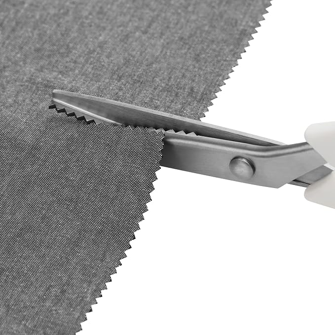 Fri4Free Pinking Shears, Professional Dressmaking Sharp Comfort Grips Scrapbook - Image 5