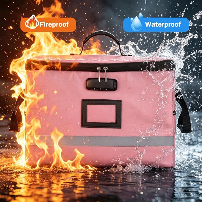 EXLIFBAG File Organizer, Fireproof File Box - Image 6