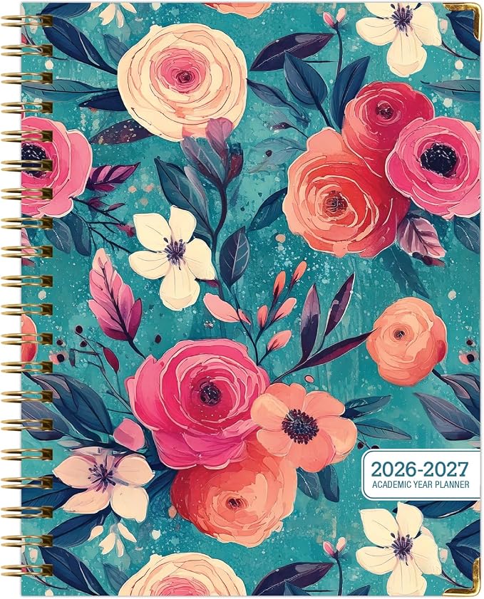 HARDCOVER Academic Year 2026-2027 Planner: 14 Months 8.5"x 11" Daily Weekly - Image 8
