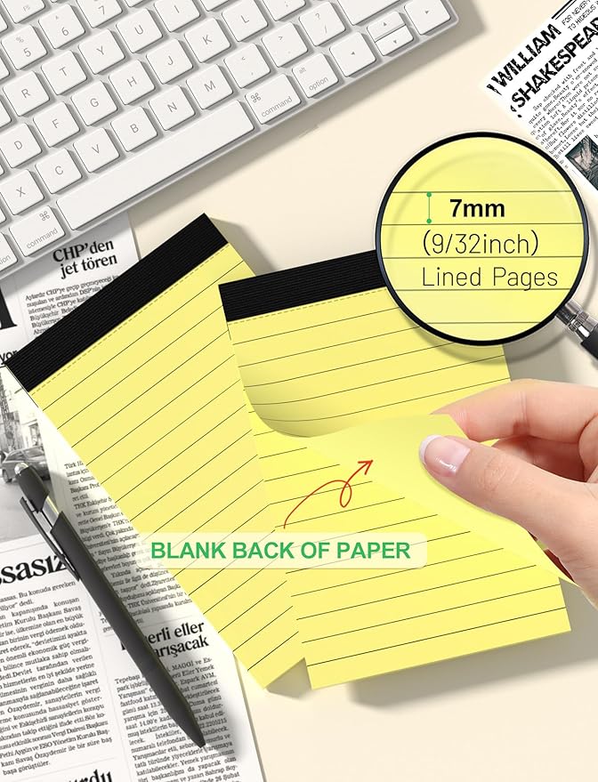 Yellow Note Pads 3x5 Small Notepads 3x5 Memo Pads Small Notebooks 3x5 Writing - Image 5