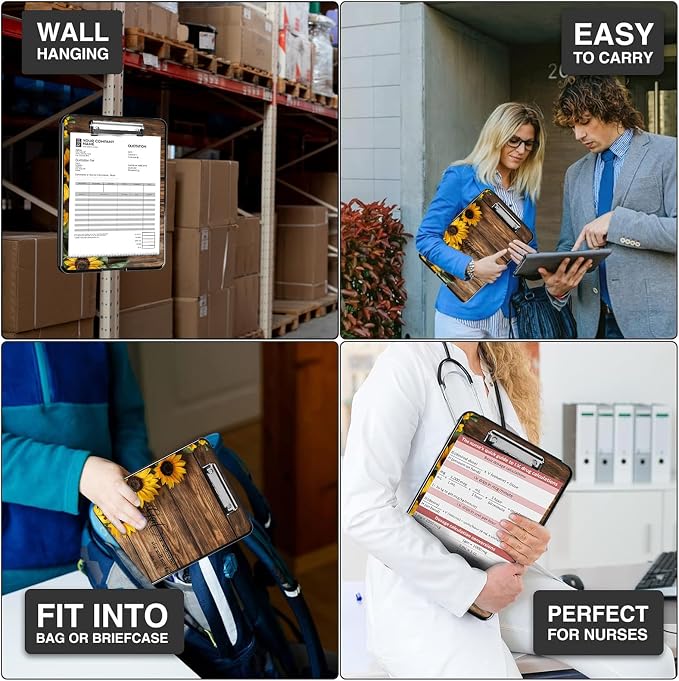 Clipboard with Storage, A4 High Capacity Clip Boards 14.4 x 9.6, Heavy Duty - Image 6