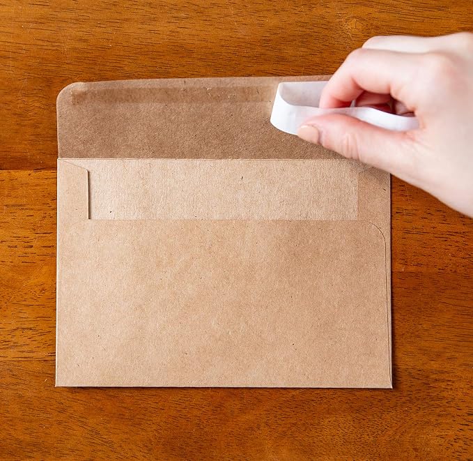 Sweetzer & Orange A4 Brown Self Seal Envelopes, 100 Pack, 4x6 Inches, Kraft - Image 3