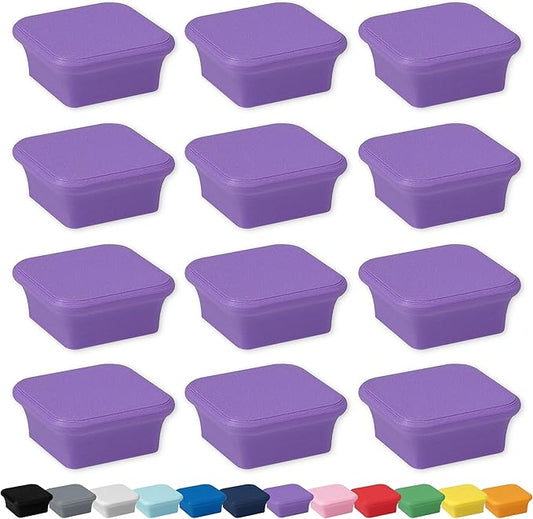 Glassboard Studio MiniBar Magnet - Strong Neodymium Rare Earth Magnets for Fridge, Whiteboard, Locker & Magnetic Glassboards - Crafting & Office Use - Strong Fridge Magnets (Periwinkle Purple, 12)-DeskLoop Office