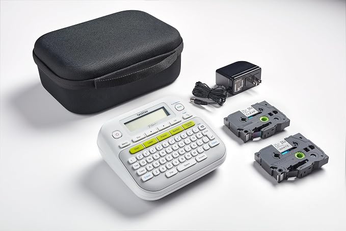 Brother PT-D210SV Monochrome Label Maker Bonus Bundle Comes by Unknown