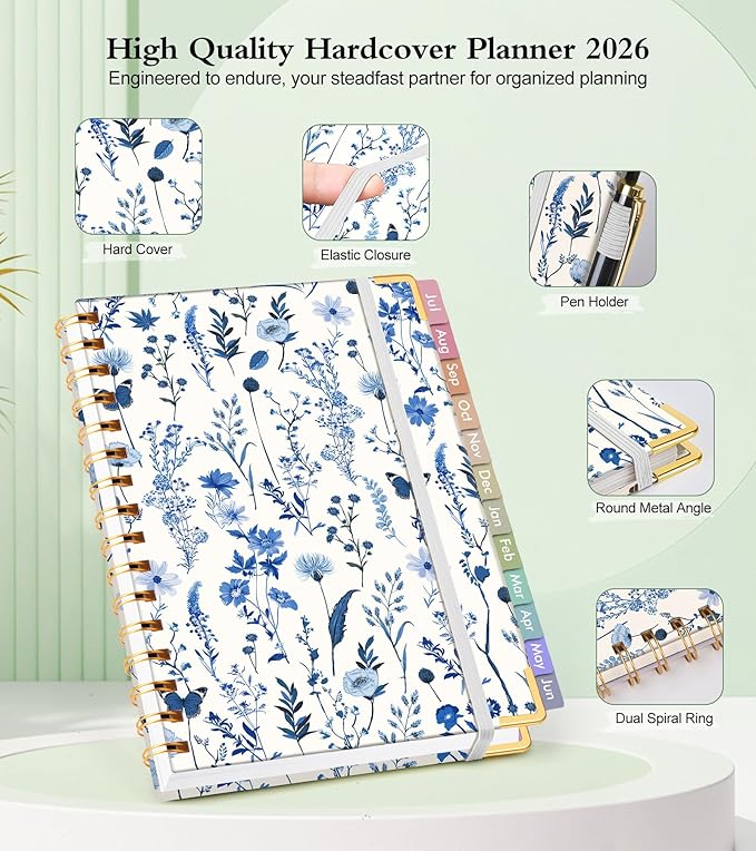 Academic Planner 2026-2027, Hardcover Weekly and Monthly Calendar Planner from - Image 4