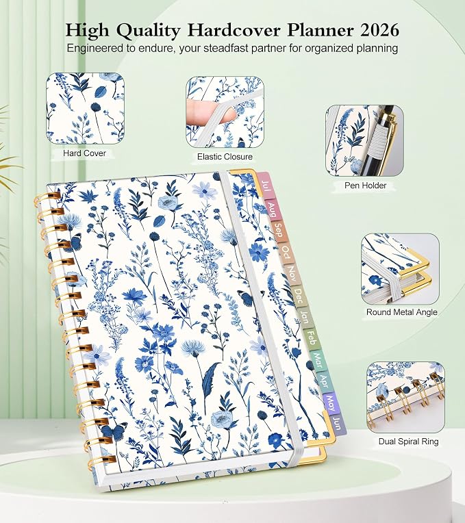 Academic Planner 2026-2027, Hardcover Weekly and Monthly Calendar Planner from - Image 4