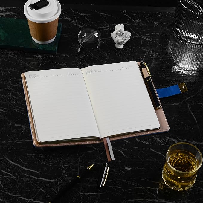 ZXHQ Lockable Diary for Women & Men, Secret Diary for Girls, Refillable Leather - Image 4