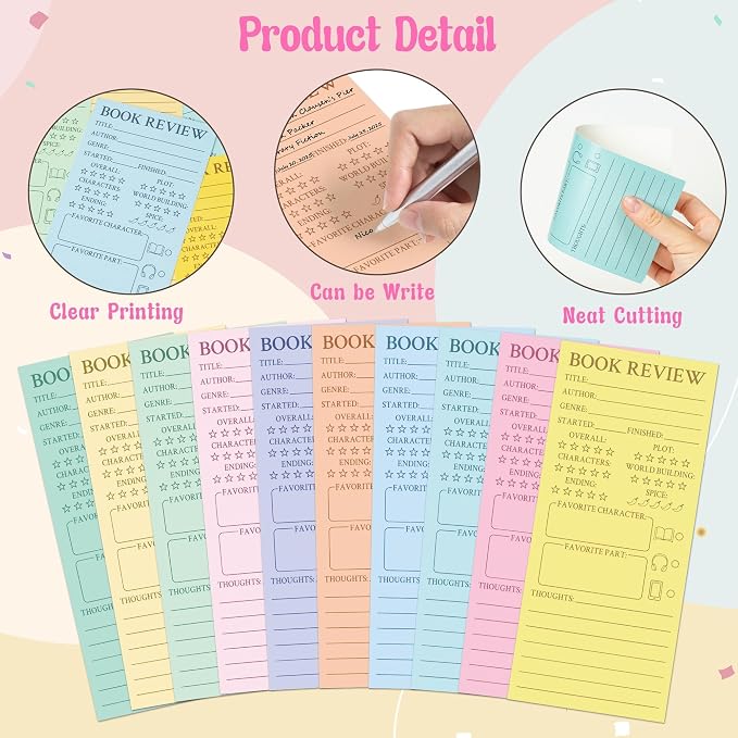 L1rabe Macaron Book Review Bookmarks - Image 3
