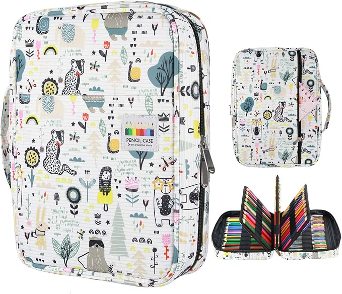 YOUSHARES Colored Pencil Case 220 Slots Pen Case Organizer by YOUSHARES