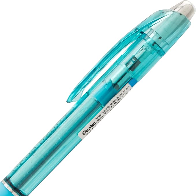 Pentel RSVP Super RT Ballpoint Pen, Medium Line, Sky Blue Ink - Image 3