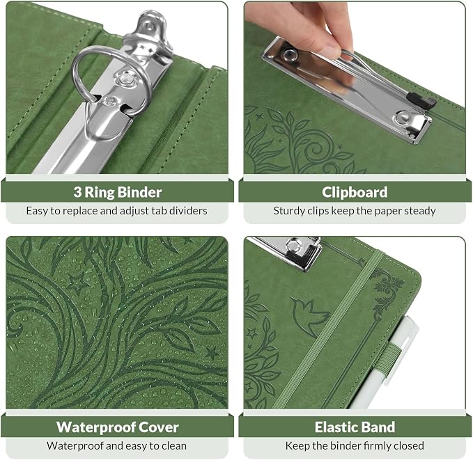 SKYDUE 1 Inch 3-Ring Binder - Image 4