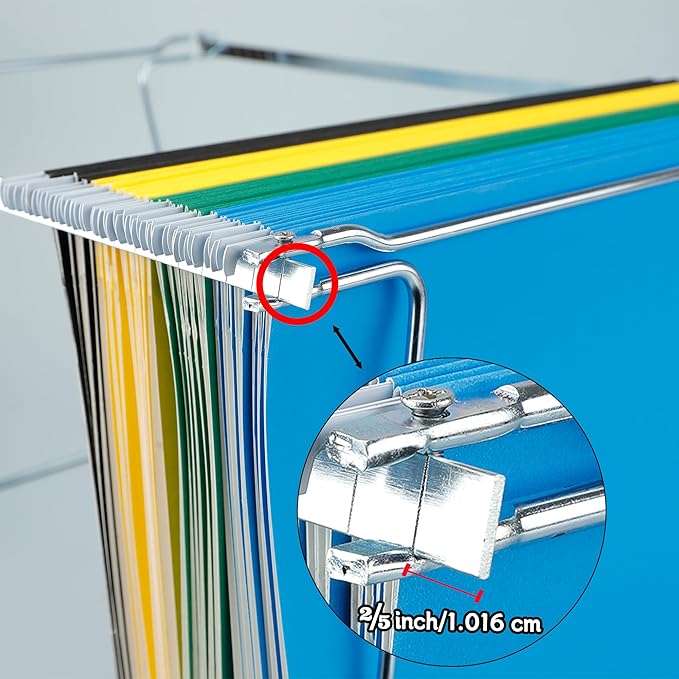 Heavy Duty Steel Hanging File Frame, Letter Size Hanging File Folder Frame - Image 4