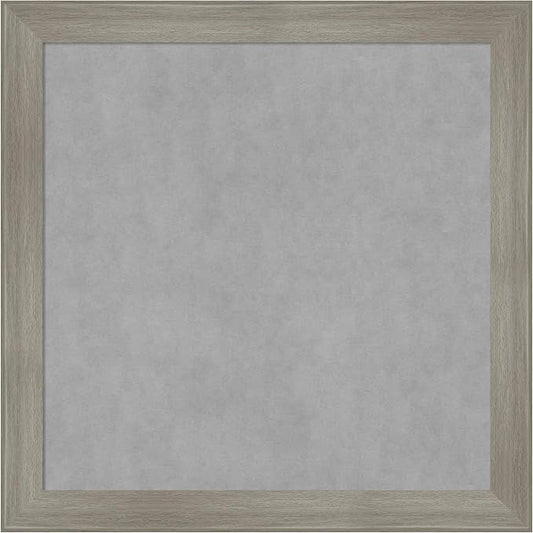 Amanti Art Grey Framed Magnetic Board 28x28 Medium Vision Board by AmantiArt