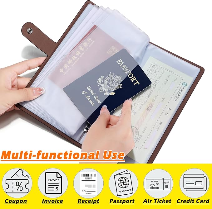 Leather Receipt Organizer, Coupon Organizer - Image 8