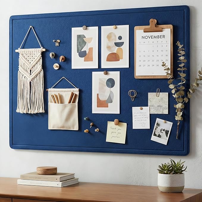 AKTOP Bulletin Board, Decorative CorkBoard Photo Display Board by Buynow