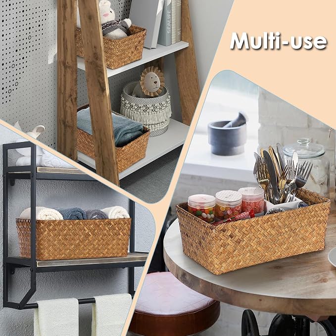 Set of 2 Wicker Storage Baskets - Image 6