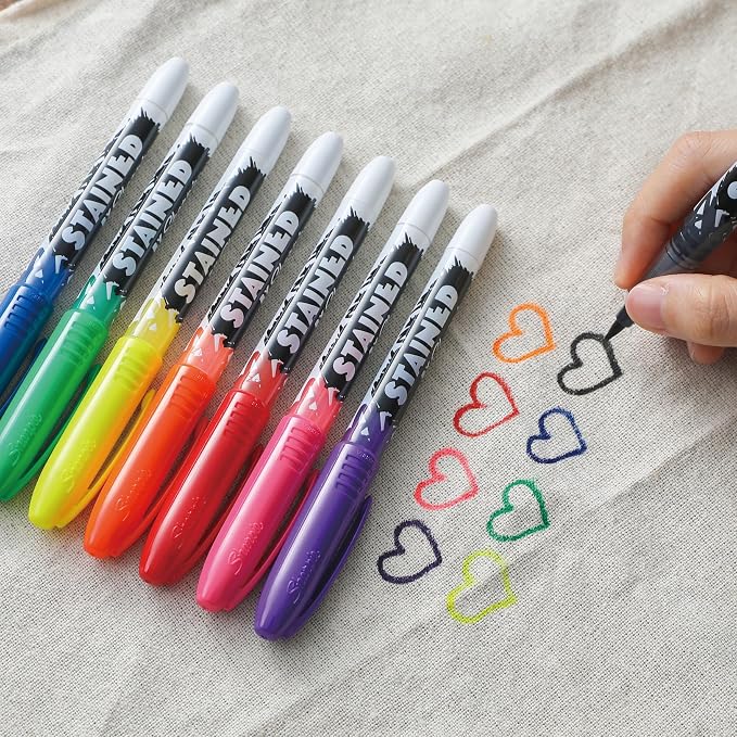 Sharpie Stained Fabric Markers, Brush Tip - Image 4