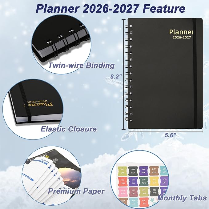 Daily Planner 2026-2027, 2026 Planner Weekly and Monthly, Jan 2026-Jun 2027 - Image 5