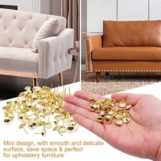 100PCS Decorative Thumb Tacks Round Head Upholstery Tacks Heavy Duty Push Pins - Image 4