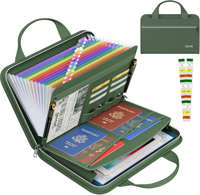 Tamfile Fireproof Accordion File Organizer by Tamfile