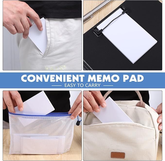 Thboxes 10 Pack 3" x 5" Blank Note Pads, 50 Sheets Each | 80gsm FSC Paper - Image 5