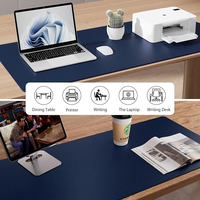 Aothia Faux Leather Desk Mat - Image 6