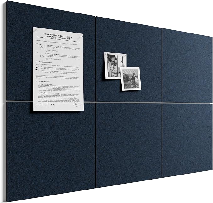 Bumusty Large Cork Board 36" x 24" Alternative by BUMUSTY