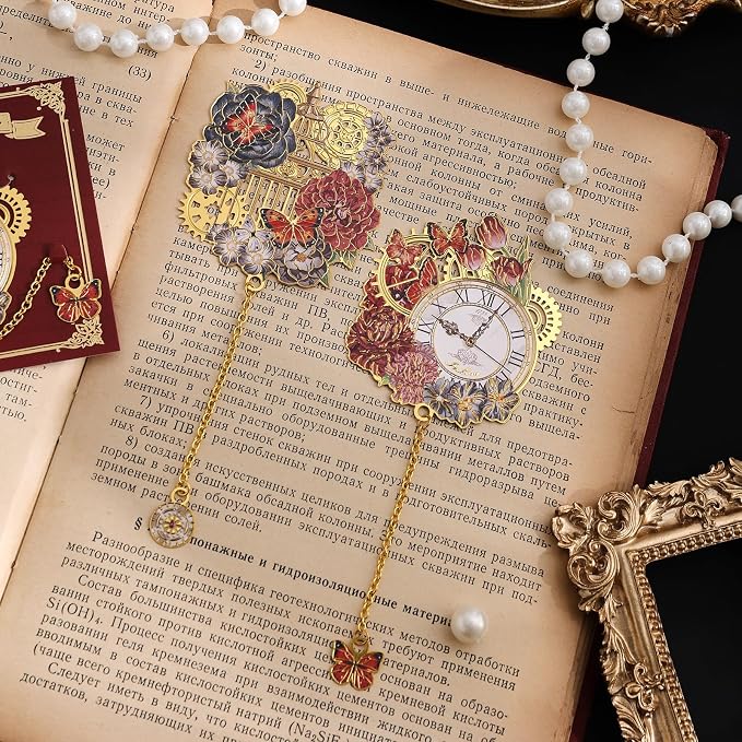 4pcs Vintage Metal Bookmark - Image 4