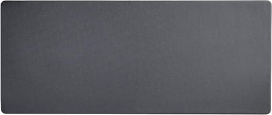 Black Leatherette 30" x 12.5" Keyboard/Mouse Desk Mat by Dacasso
