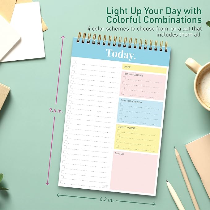 Sweetzer & Orange Daily & Weekly To Do List Notepad – Undated Work Planner & - Image 5