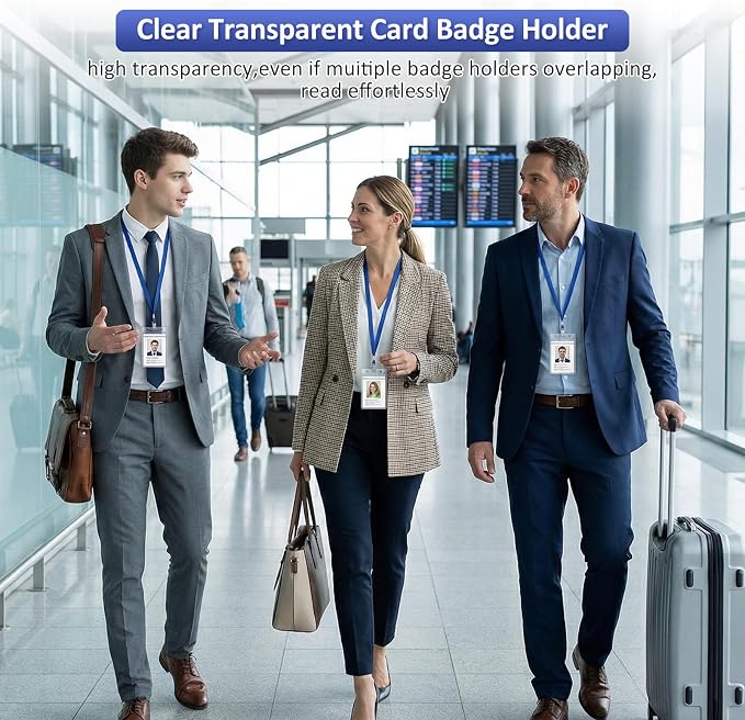 Marspark 300 Pcs ID Badge Holder - Image 5