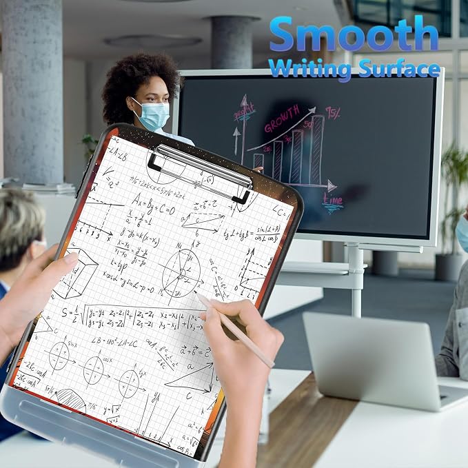 Clipboard with Storage, 8.5x11 High Capacity Nursing Clipboards with Pen Holder - Image 7